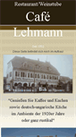 Mobile Screenshot of cafe-lehmann-kreischa.de
